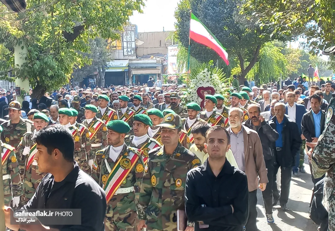 پیکر شهید نقوی در خاک آرمید