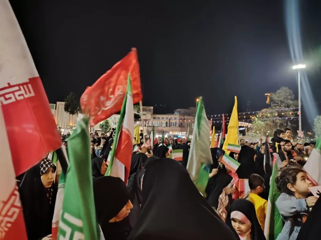 قیام ملت ایران در حمایت از وعده صادق