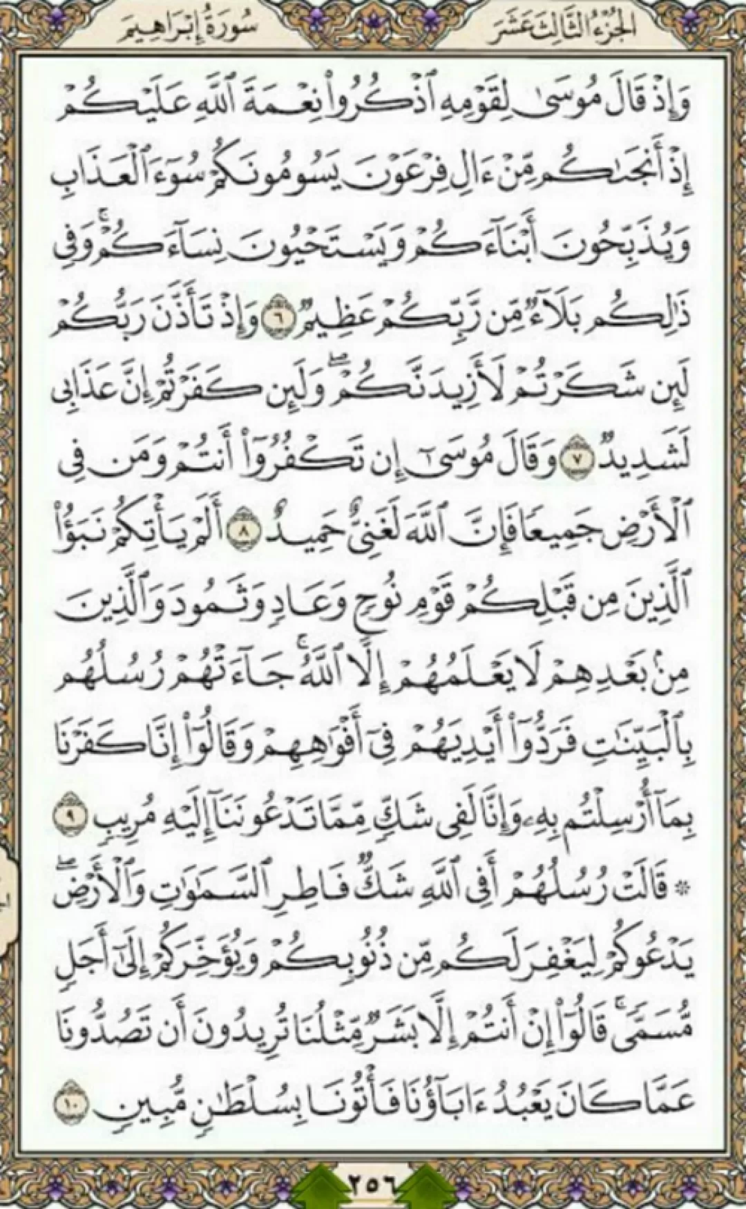 یک صفحه با شمیم الهی کلام‌ قرآن