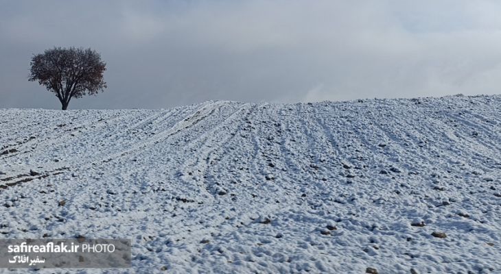 طبیعت برفی دهستان کوهدشت شمالی