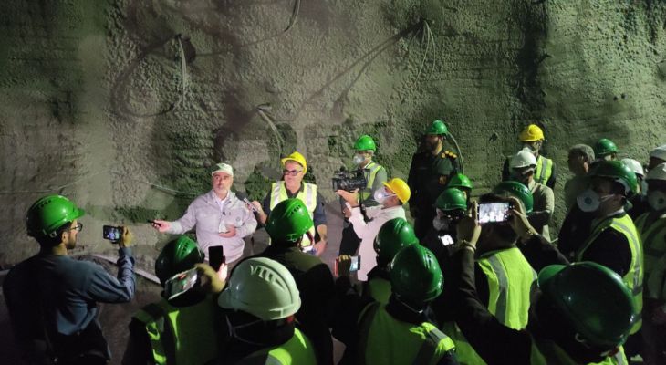 بازدید از پروژه راه‌آهن دورود - خرم‌آباد