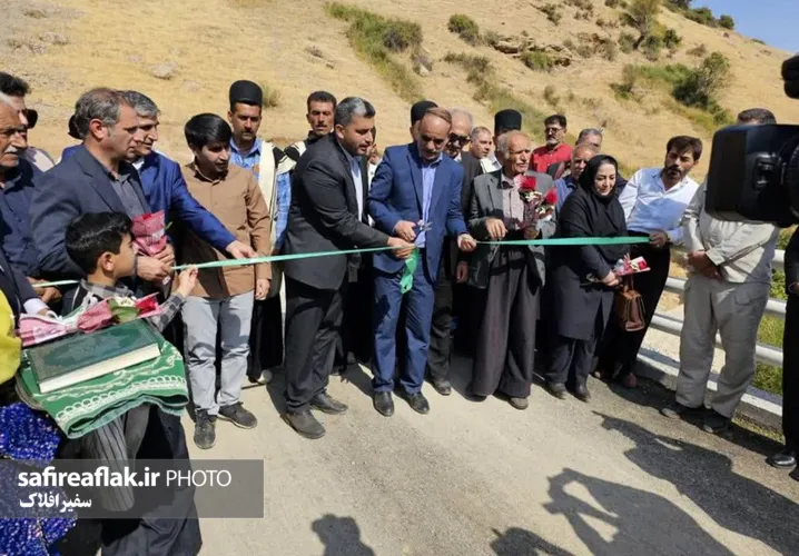 پل عشایری «دورک» الیگودرز افتتاح شد