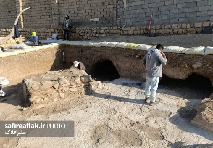 عملیات کشف ۴طاقی ساسانی در کوهدشت